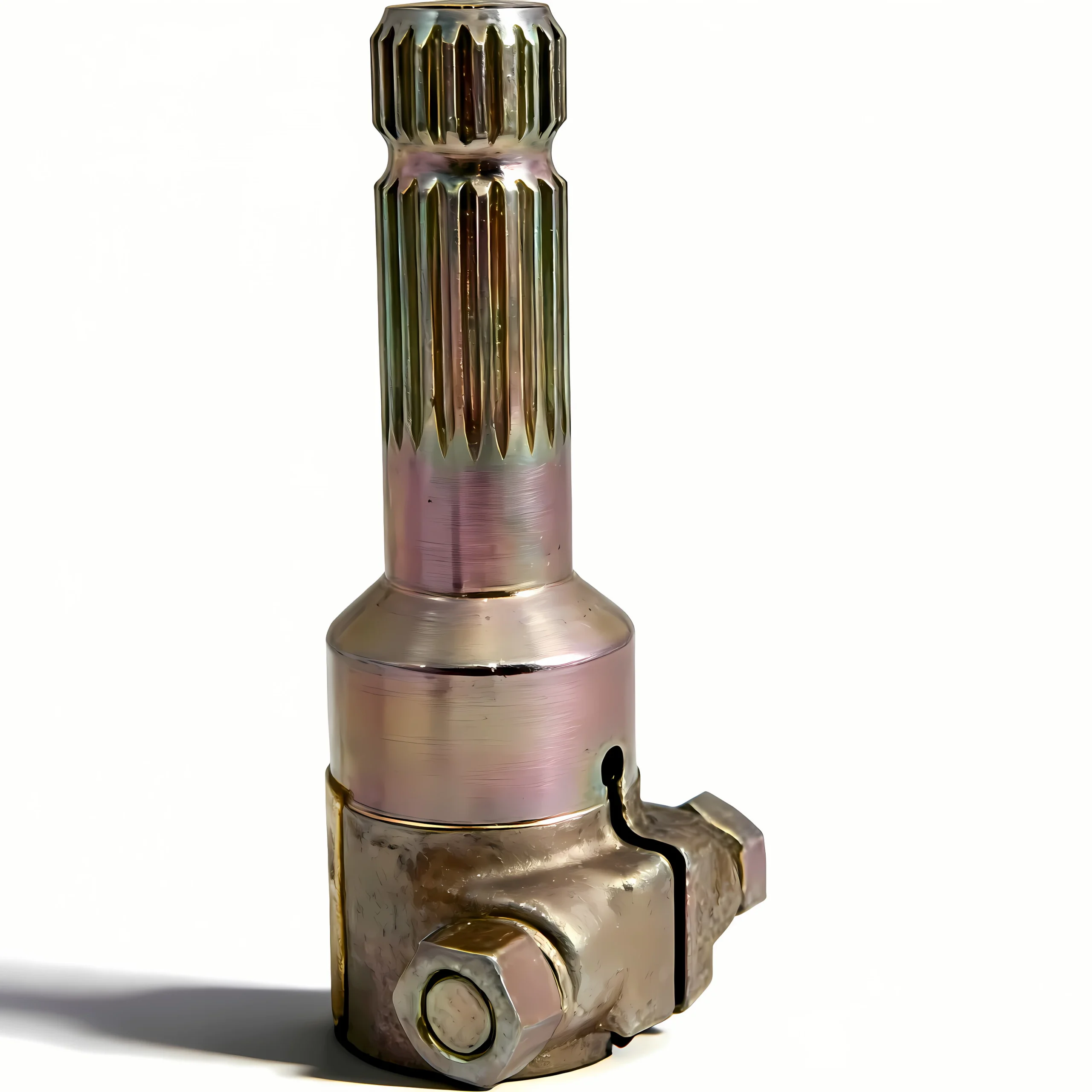 00.18.07G*C PTO Spline Adapter - 8-32×38×6 metric spline Female to 1-3/4 inch 6-spline Male